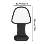 10 Stück Handy Ladeanschluss Silikon Staubschutz Stopfen Rückseitig Klebend Verlustsicher Abdeckung, 8 Pin, USB-C/Type-C