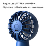 USB Outdoor Mini Handventilator mit bürstenlosem Motor, Stil:, 1200mAh, 1500mAh