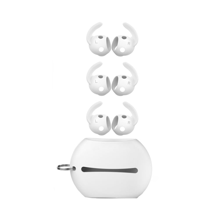 Für Beats Studio Buds AhaStyle PT172 Ohrhörer Silikon Ohrkappen, Stil:, Ohrkappe x 3+Hülle (Weiß), Ohrkappe x 3+Hülle (Rot), Ohrkappe x 3+Hülle (Schwarz), Ohrkappe (Weiß), Ohrkappe (Schwarz), Ohrkappe (Rot)