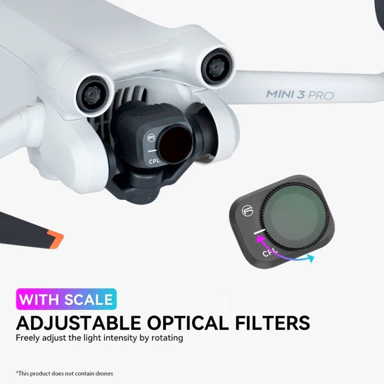 Für DJI Mini 3 Pro RCSTQ PL-Filter Drohnenzubehör, ND8/PL, ND16/PL, ND32/PL, ND64/PL, 4-in-1 ND/PL 8/16/32/64, 6-in-1 UV+CPL+ND/PL 8/16/32/64