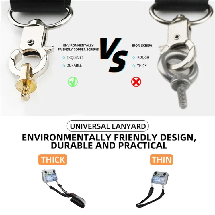 Für DJI Mini 3 Pro RC Smart Controller RCSTQ Lanyard Drohnenzubehör, dünne Ausführung