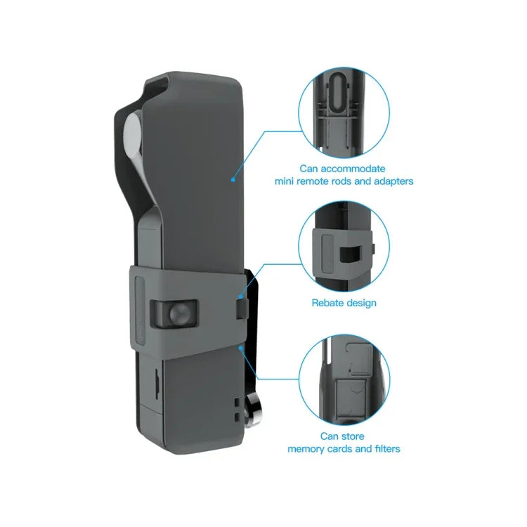 Tragetasche/Aufbewahrungsbox RCSTQ für DJI OSMO Pocket 2 mit Trageschlaufe, für DJI OSMO Pocket 2