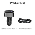 Für DJI Mavic 3/Mini 2 RCSTQ 100W 2-in-1-Autoladegerät, Für DJI Mavic 3/Mini 2
