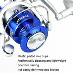 YUMOSHI SA Series Spinning Reel Plastic Head Fishing Reel Fishing Rod Reel, SA1000, SA2000, SA3000, SA4000, SA5000, SA6000, SA7000