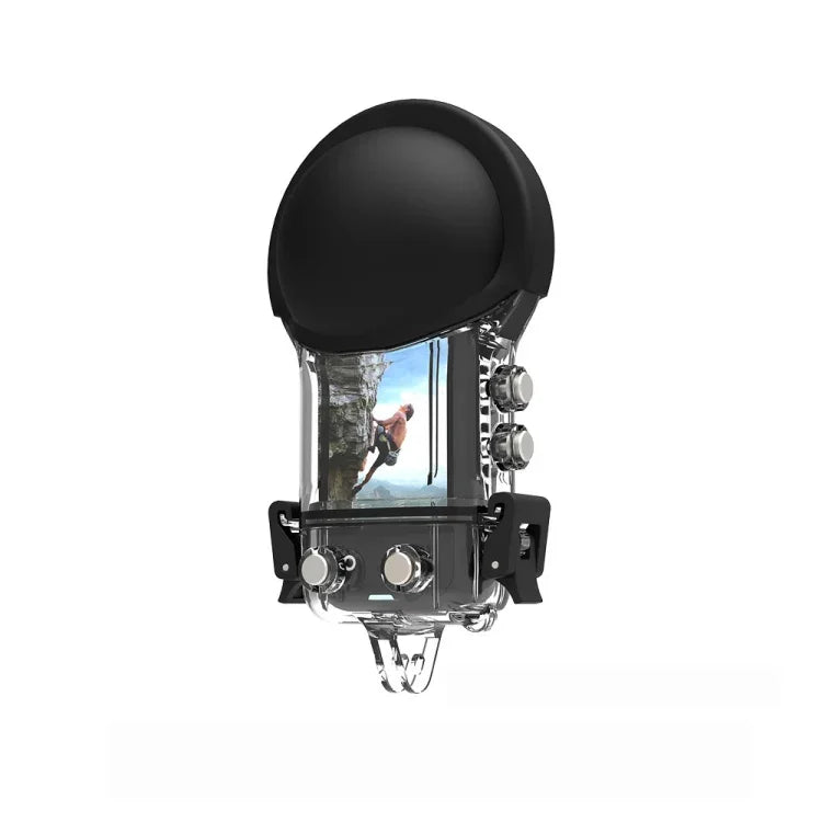 Die Silikon-Schutzhülle für die Insta360 X3 muss zusammen mit der wasserdichten Hülle und dem Objektivdeckel verwendet werden.