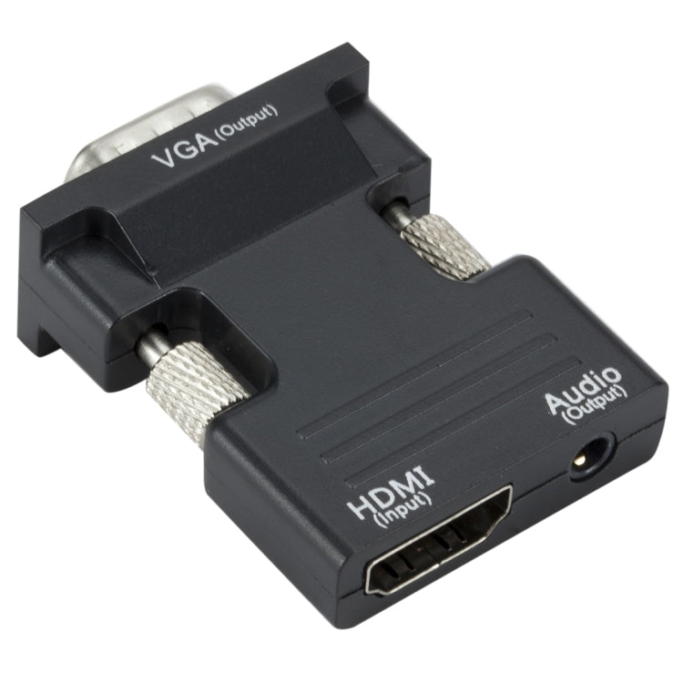 Projektor HDMI Adapter mit Audiokabel Computer HD Konverter, HDMI zu VGA, VGA zu HDMI