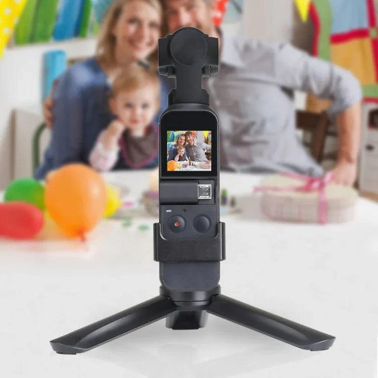 RCGEEK Universal-Mini-Stativ PTZ-Kamerazubehör für DJI OSMO Pocket 2, 1196500 (Schwarz)
