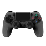 Für PS4 Kabelloser Bluetooth Gamecontroller mit Lichtleiste Dual-Vibrations-Gamepad, Weiß, Schwarz, Rot, Blau, Grün, Rosarot, Buchstabe, Linie, Feuergeist, Cartoon, Hulk, Skelett, Zahnrad, Blitz, Flamme, Wolke, Ausbruch, Holzmaserung, Sternrot