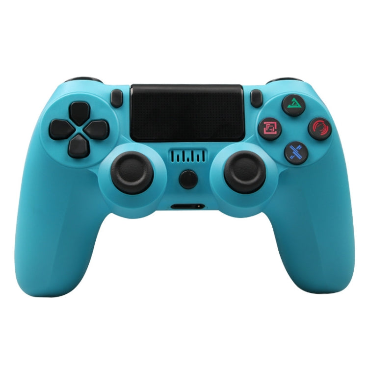 Für PS4 Kabelloser Bluetooth Gamecontroller mit Lichtleiste Dual-Vibrations-Gamepad, Weiß, Schwarz, Rot, Blau, Grün, Rosarot, Buchstabe, Linie, Feuergeist, Cartoon, Hulk, Skelett, Zahnrad, Blitz, Flamme, Wolke, Ausbruch, Holzmaserung, Sternrot