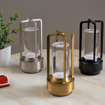 Vintage Vollaluminium Kreuz Tischlampe Hotel Tragbar Outdoor Camping Touch Nachtlampe, 2000mAh (Bronze), 2600mAh (Bronze), 2000mAh (Silber), 2600mAh (Silber), 2000mAh (Matt Schwarz), 2600mAh (Matt Schwarz)