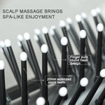 2-in-1-Massage-Luftkissen-Kamm mit integriertem Spiegel, tragbarer Faltkamm, Kammspiegel