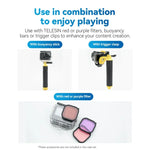 TELESIN Wasserdichtes Gehäuse für GoPro Hero11 Black / HERO10 Black / HERO9 Black, beschlagfrei, für alle Tauchsituationen geeignet.