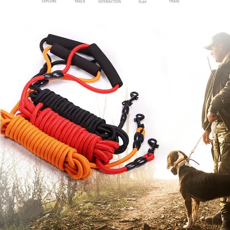 Sh36 Kletterseil Hundeleine Fette und lange Hundeleine für das Training und die Nachverfolgung, 1,5 m, 2 m, 5 m, 10 m, 3 m