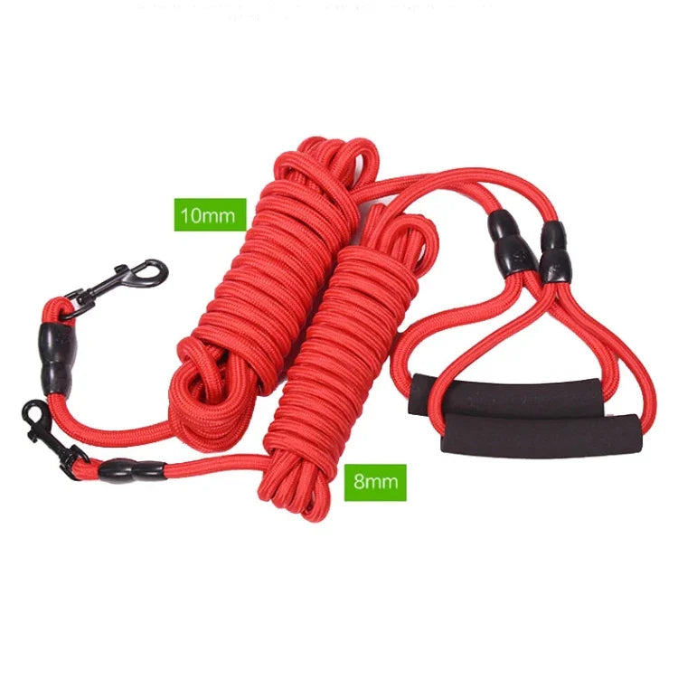 Sh36 Kletterseil Hundeleine Fette und lange Hundeleine für das Training und die Nachverfolgung, 1,5 m, 2 m, 5 m, 10 m, 3 m