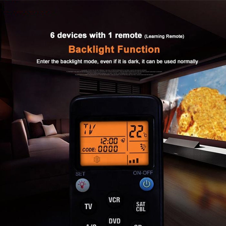 CHUNGHOP RM-991 6-in-1 Universal Lern-Infrarot Universalfernbedienung