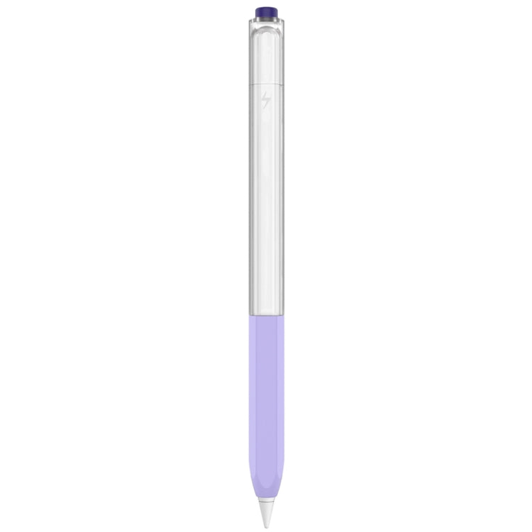 Für Apple Pencil 2 AhaStyle PT-LC05 Jelly Style Translucente Silikon Schutzhülle für Stift