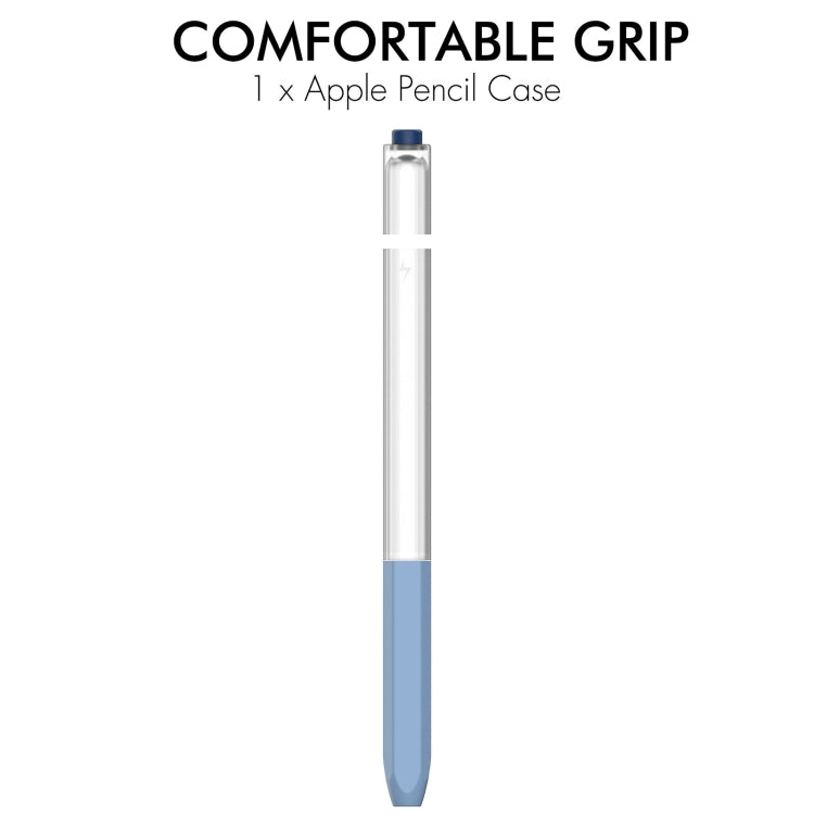Für Apple Pencil 2 AhaStyle PT-LC05 Jelly Style Translucente Silikon Schutzhülle für Stift