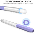 Für Apple Pencil 2 AhaStyle PT-LC05 Jelly Style Translucente Silikon Schutzhülle für Stift