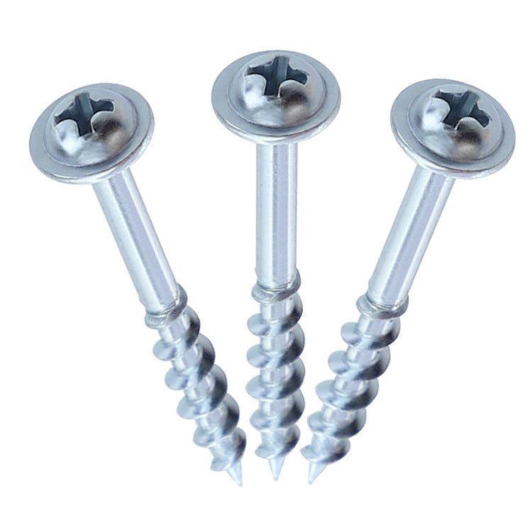RUITOOL ST4 100 Stk. Holzbearbeitungs-Schräglochschrauben, Halb-Gewinde-Blechschrauben mit Kreuzschlitz, 25mm, 32mm, 38mm, 50mm, 63mm