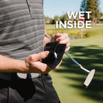 Mikrofaser Fleece Futter GOLF Ball Reinigungstuch mit Karabinerhaken, Reinigungstuch Grau, Reinigungstuch Schwarz
