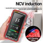 ANENG 683 Smart-Touchscreen Automatischer Messbereich Wiederaufladbares Multimeter, 683 Rot, 683 Schwarz