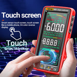 ANENG 683 Smart-Touchscreen Automatischer Messbereich Wiederaufladbares Multimeter, 683 Rot, 683 Schwarz