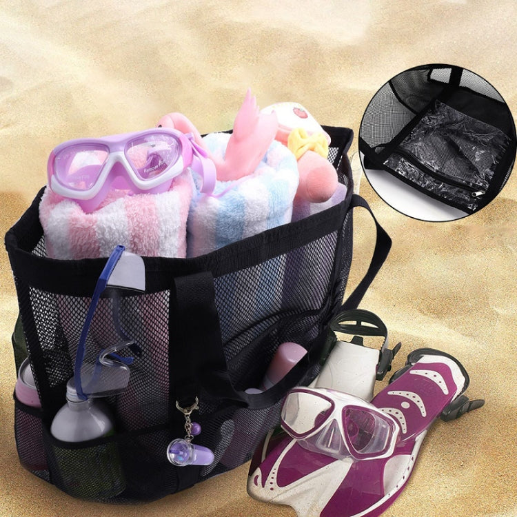 Großes Fassungsvermögen Netz Schwimmtasche Strandtasche