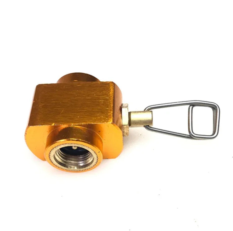 Outdoor Camping Gasflaschen-Nachfülladapter, einstellbarer Gaskartuschen-Nachfüllventiladapter, Camping-Gastank-Nachfüllkonverter
