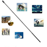 Unsichtbarer Selfie-Stick aus Kohlefaser, ausziehbar, für Insta360 / DJI Action / GoPro / Xiao Yi Sportkameras, 1,5 m, 3 m, 5 m