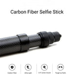 Unsichtbarer Selfie-Stick aus Kohlefaser, ausziehbar, für Insta360 / DJI Action / GoPro / Xiao Yi Sportkameras, 1,5 m, 3 m, 5 m
