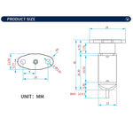 3D Touch-Bett Automatischer Nivelliersensor Druckkompensationssensor, 1m, 1,5m