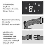 PT221 Intelligentes automatisches elektrisches Schlaghalsband mit digitalem Touchscreen, wiederaufladbar, wasserdicht, Hundetrainer, Stoppt Bellen, 3 Trainingsmodi