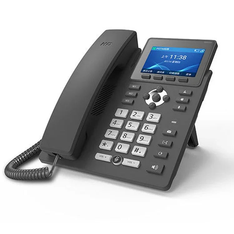 S135 PSTN+SIP Dual-Modus-Aufnahme-Smartphone 6-Wege-VoIP-Netzwerktelefon IP-Telefon, S135