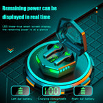 N35 TWS Farbige Leuchtende In-Ear Niedrige Latenz Kabellose Bluetooth Gaming Ohrhörer, Digitalanzeige, Nicht-digitale Anzeige