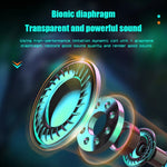 N35 TWS Farbige Leuchtende In-Ear Niedrige Latenz Kabellose Bluetooth Gaming Ohrhörer, Digitalanzeige, Nicht-digitale Anzeige