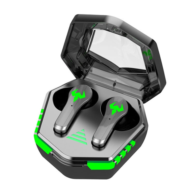N35 TWS Farbige Leuchtende In-Ear Niedrige Latenz Kabellose Bluetooth Gaming Ohrhörer, Digitalanzeige, Nicht-digitale Anzeige