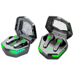 N35 TWS Farbige Leuchtende In-Ear Niedrige Latenz Kabellose Bluetooth Gaming Ohrhörer, Digitalanzeige, Nicht-digitale Anzeige