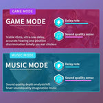 N35 TWS Farbige Leuchtende In-Ear Niedrige Latenz Kabellose Bluetooth Gaming Ohrhörer, Digitalanzeige, Nicht-digitale Anzeige