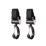 2pcs Universal Baby Stroller Hooks Accessories 360 Degree Sticky Hooks, Sticky Hooks(Pink), Sticky Hooks(Yellow), Sticky Hooks(Black)
