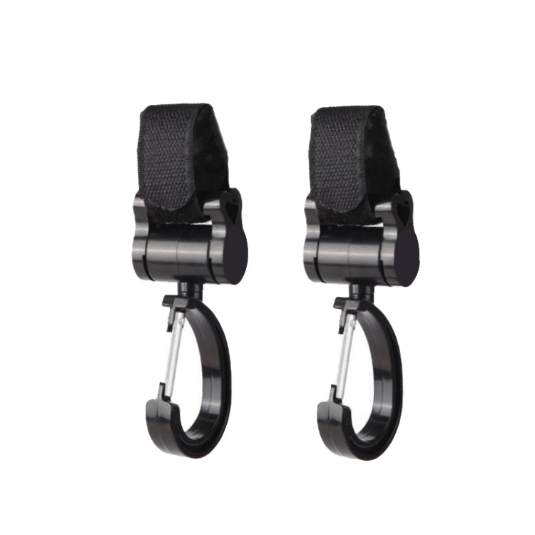 2pcs Universal Baby Stroller Hooks Accessories 360 Degree Sticky Hooks, Sticky Hooks(Pink), Sticky Hooks(Yellow), Sticky Hooks(Black)