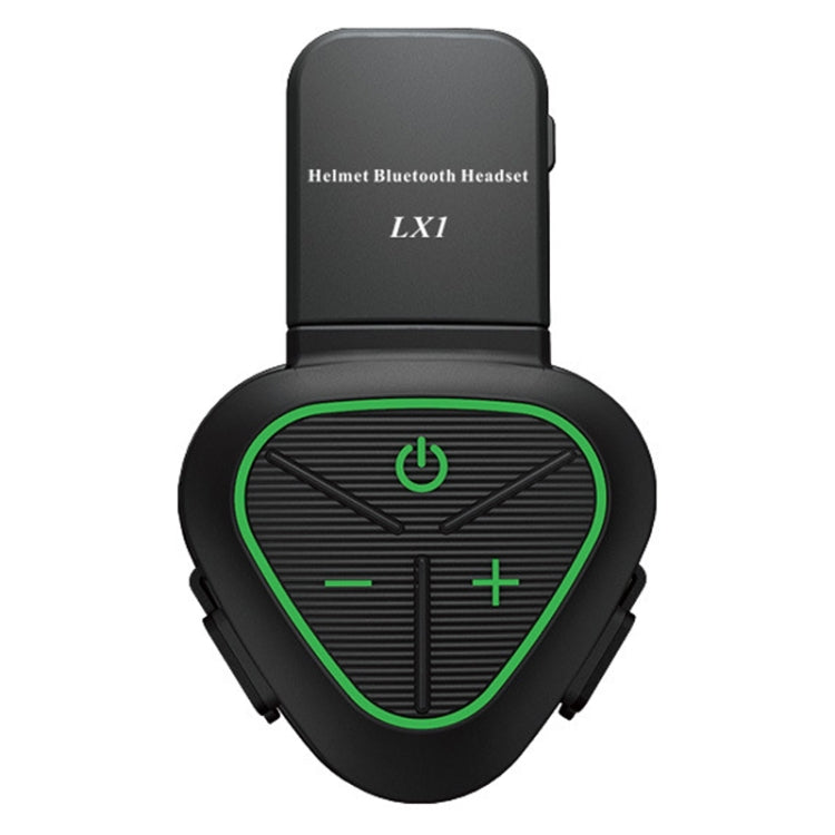 LX1 Motorrad Halbhelm Wasserdichtes kabelloses 5.3 Bluetooth Headset, Englisch