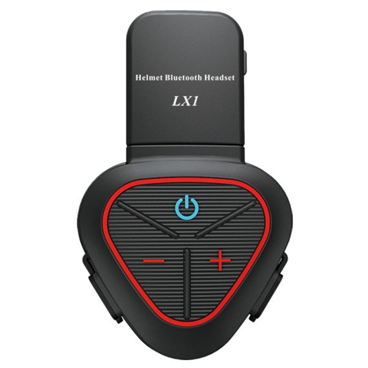 LX1 Motorrad Halbhelm Wasserdichtes kabelloses 5.3 Bluetooth Headset, Englisch