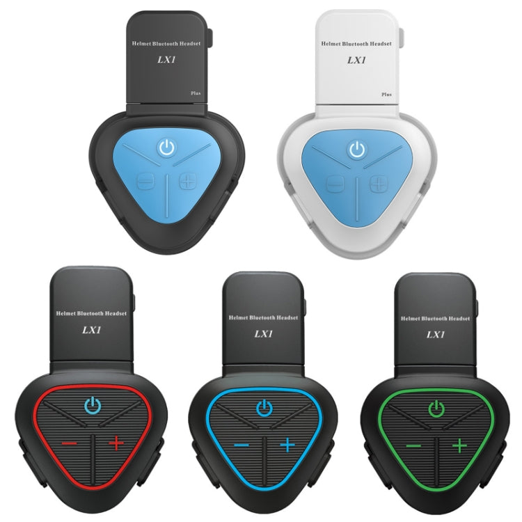 LX1 Motorrad Halbhelm Wasserdichtes kabelloses 5.3 Bluetooth Headset, Englisch