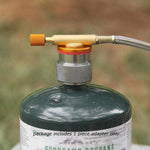 Tragbarer Campingkocher Propanflaschenadapter Amerikanischer Standard Gasbrenner Konversionskopf, Amerikanischer Standard Gasbrenner
