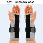 Atmungsaktive Handgelenkstütze, Handgelenkbandage, Schutzband bei Arthritis, Karpaltunnelsyndrom, Verstauchung und Sehnenentzündung, 3 Aluminiumplatten