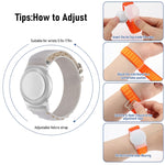 For AirTag 2nd Gen / AirTag 1st Gen Nylon Strap Wristband Anti-lost Tracker Protective Case