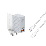 LDNIO A2620C 65W Universal Handy-/Tablet-Ladegerät Type-C/USB-C Port Schnellladegerät, 65W EU Stecker, 65W UK Stecker, 65W US Stecker