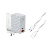 LDNIO A2620C 65W Universal Handy-/Tablet-Ladegerät Type-C/USB-C Port Schnellladegerät, 65W EU Stecker, 65W UK Stecker, 65W US Stecker