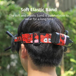 Sunnylife TD487 für DJI Avata / FPV Goggles V2 Farbiger Stirnband-Befestigungsgurt, Gurt (Rot)