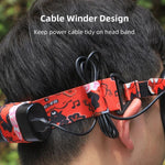 Sunnylife TD487 für DJI Avata / FPV Goggles V2 Farbiger Stirnband-Befestigungsgurt, Gurt (Rot)